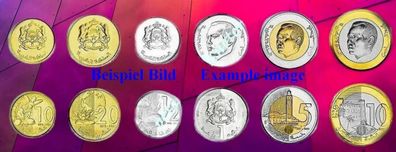 Marokko / Morocco KMS. 2011-2016 6 Münzen 6645#