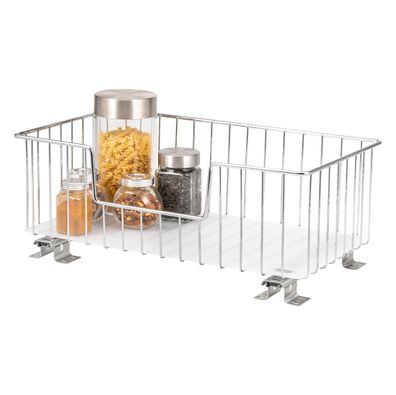 bremermann Korbauszug für Oberschränke 50 cm Breite mit Einlegeboden, Chrom