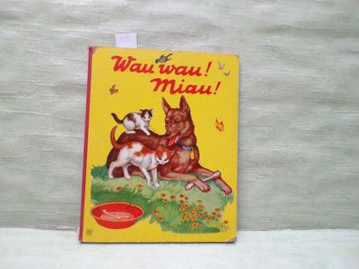 Wau wau miau 5771 S&S Schwager & Steinlein Pappbilderbuch Hunde Katzen