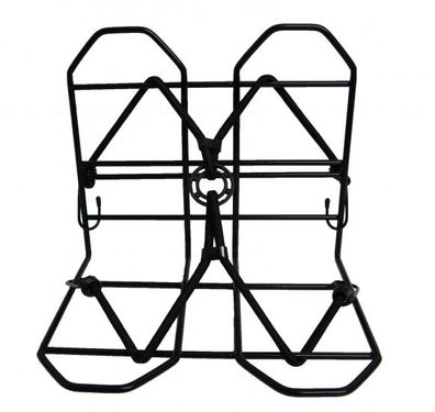 Gepäckträger 28 X 25 Cm Schwarz Mit Spinne