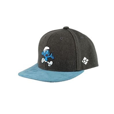 Bavarian CAPS Kids Snapback Cap Schlümpfe dunkelgrau