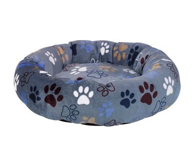 Nobby Hundebett Hundekissen Hundekorb Donat Classic Lissi dunkelgrau Ø 70 cm