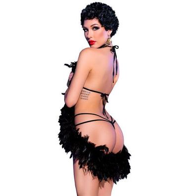 Chilirose – CR 4488 Spitzen-Body Schwarz S/M