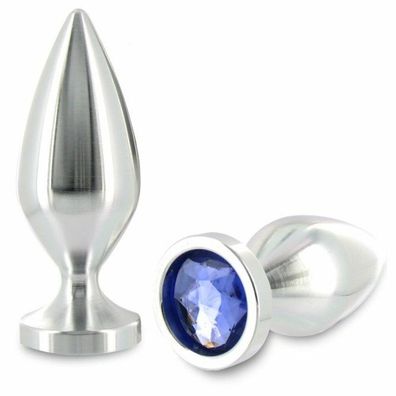 Metalhard ANAL PLUG Diamond Cristal BIG 10.16CM