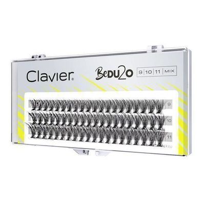 Clavier BeDU2O Doppelvolumen Wimpernbueschel Mix 9-10-11mm