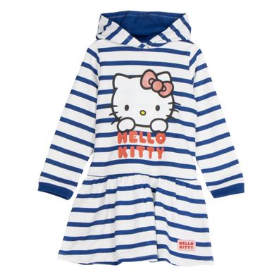 Hello Kitty Sweatkleid Mädchen 100?% Baumwolle – Kinder Freizeitkleid