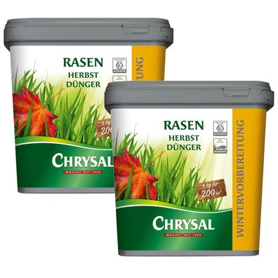 Chrysal Herbstrasendünger 10 kg - Herbst Rasendünger für 400 m²