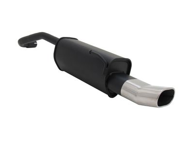 NOVUS Sportauspuff Endschalldämpfer 135x75mm D-T-M passend für VW Lupo / Seat Arosa