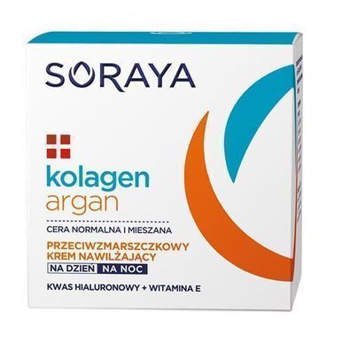 Soraya Kollagen+Argan Anti-Aging Feuchtigkeitscreme fuer Tag/Nacht, 50 ml