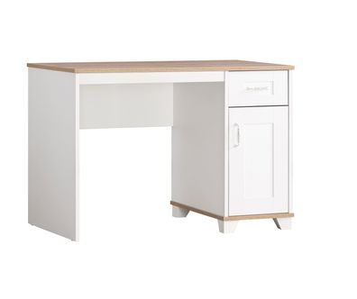 Schreibtisch Freya in Weiß/Holzoptik