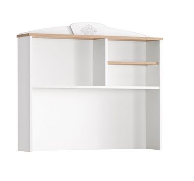 Schreibtischaufsatz Freya in Weiß/Holzoptik