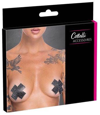 Cottelli Accessoires - Nipple Sticker Cross - Kreuz-Nippelsticker zum Aufkleben