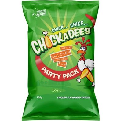 Chickadees Chicken Flavoured Maissnack Party Pack 190 g