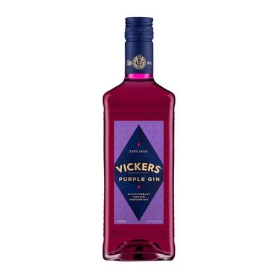 Vickers Purple Gin 37 % vol. 700 ml