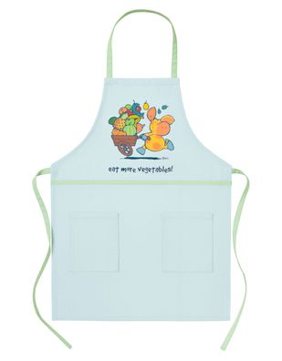 NICI 27792 Farm Friends Schürze - eat more vegetables Kochschürze Kinderschürze