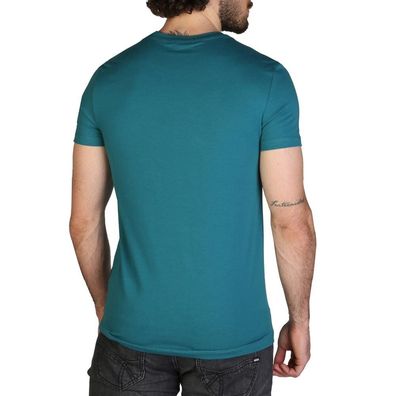 Aquascutum - Bekleidung - T-Shirts - QMT002M0-08 - Herren - darkgreen, hite