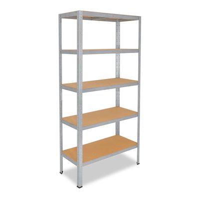 shelfplaza HOME 230x50x40 cm Schwerlastregal verzinkt mit 5 Böden