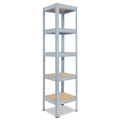 shelfplaza PRO 180x45x45 cm Schwerlastregal verzinkt mit 5 Böden