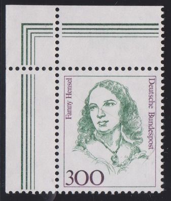 BRD 1989 postfrisch Frauen der deutschen Geschichte wPaar MiNr. 1433 Ecke oben links