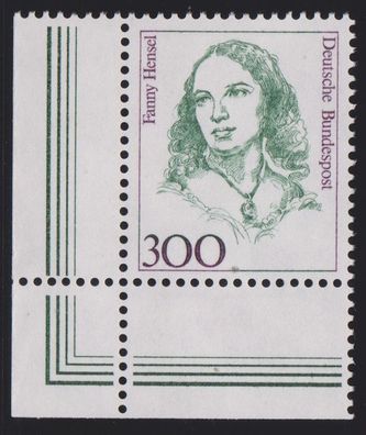 BRD 1989 postfrisch Frauen der deutschen Geschichte wPaar MiNr. 1433 Ecke unten links
