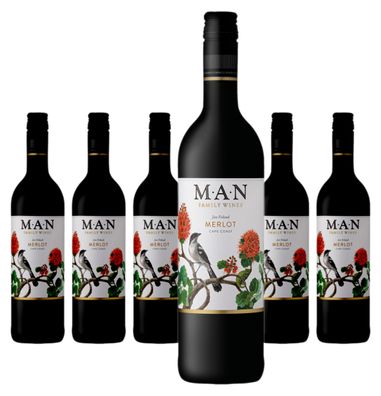 6 x MAN Family Wines Jan Fiskaal Merlot – 2024