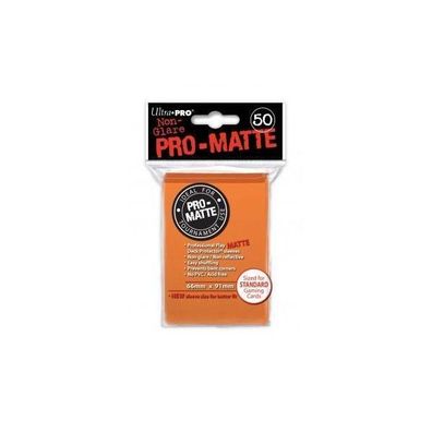 UltraPro - Standard Sleeves - Pro-Matte - Non Glare - Orange