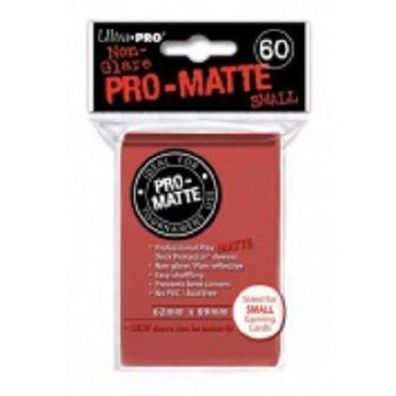 UltraPro - Small Sleeves - Pro-Matte - Rot (60stk)