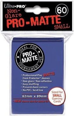 UltraPro - Small Sleeves - Pro-Matte - Blau (60stk)