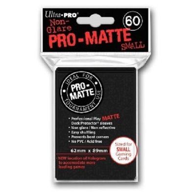 UltraPro - Small Sleeves - Pro-Matte - Schwarz (60stk)