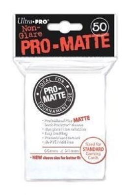 Ultra Pro Pro Matte Weiß (50stk)