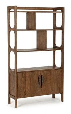 Bücherschrank Sherman 100 x 180 x 35 cm Mangoholz
