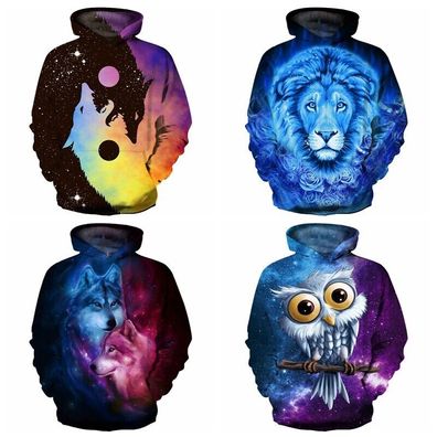 Jungen Madchen Kinder Kinder Casual Hoodie Sweatshirt Cartoon Hoody 5-12Y