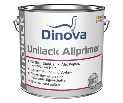 Dinova Unilack Allprimer D-13 - 2,5 Liter weiß