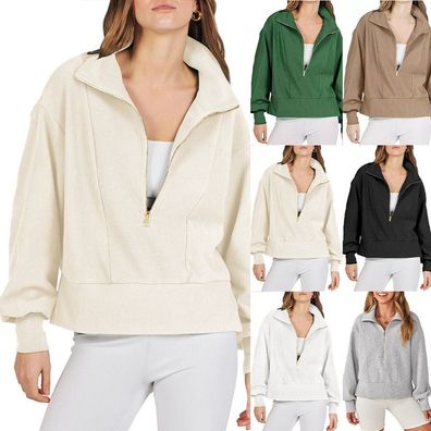 Herbst Frauen Mit Kapuze Fleece Beilaufige Lose Mantel Hoodies Winter Zip Up Tops