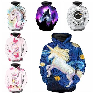 Neue Madchen Einhorn Hoodie Kinder Jungen Kinder Cartoon Casual Hoody