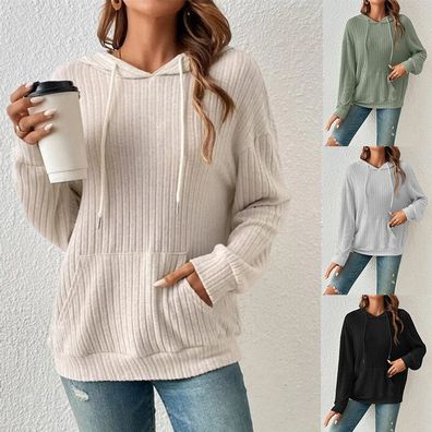 Frauen Casual Herbst Pullover Bluse Tops Mit Kapuze Lose Jumper Sweatshirts Tops