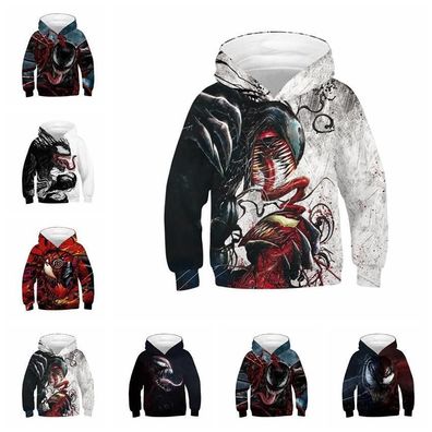 Kinder Jungen Hoodies Kapuzenmantel Sweatshirt Tops Jacken Venom Madchen