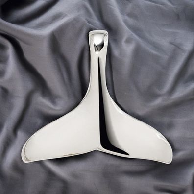 NEU & CHIC . OVP . Anhänger Walfischflosse 925 Sterling Silber rhodiniert