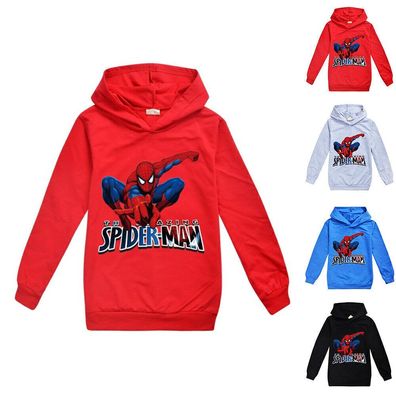 Jungen Madchen Spider-Man Hoodies Sweatshirt Pullover Jumper Kapuzen Winter Top