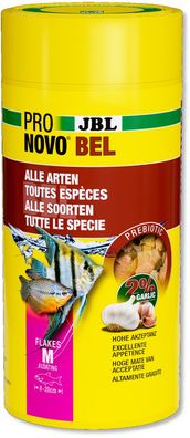 JBL ProNovo Bel Flakes M 1000ml Futter Flockenfutter für Fische von 8-20cm