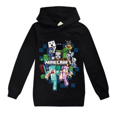 Cartoon Print Fashion Big Boys und Girls Pullover Langarm Kinder Hoodie