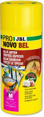JBL ProNovo Bel Flakes M 250ml Futter Flockenfutter für Fische von 8-20cm