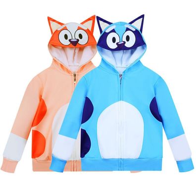 Kind Jungen Madchen Blueys Bingos Hoodie Jacke Mit Kapuze Cosplay Kostum Halloween