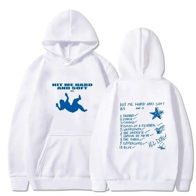 Billie Eilish Hit Me Hard and Soft Hoodie Pullover Lassiger Damen