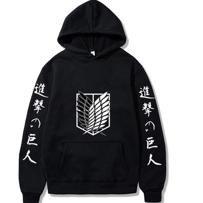 Anime Attack on Titan Hoodie Pullover Pullover 3D-Druck Pullover Sweatshirts Unisex