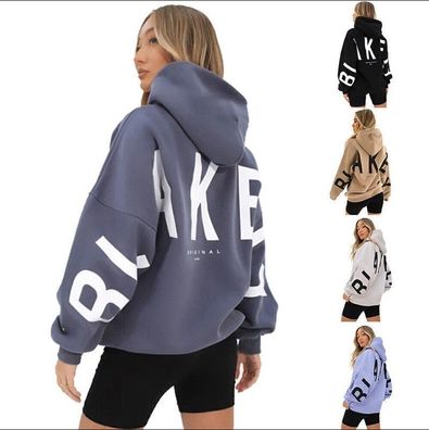 Damen Blakely Hoodie Kapuzenpullover Pullover Langarm Hoody ubergrobe ã€?