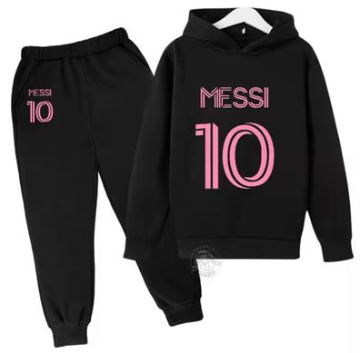 Messi Trainingsanzug fur Jungen und Madchen Fubballfans Hoodie Pullover TV-Trend NEU