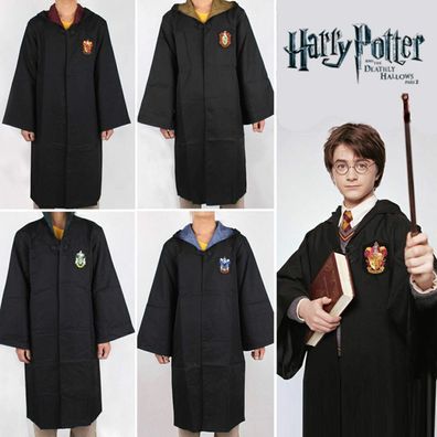Harry-Potter Hogwarts Cape Umhang Cosplay Party Kostum Kinder Erwachsene