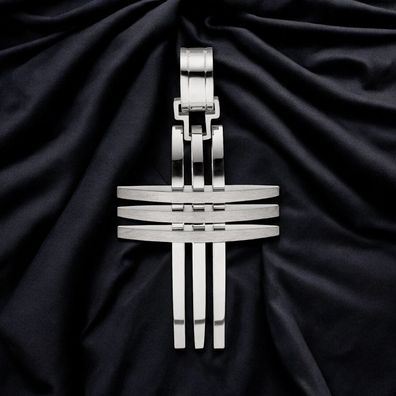 NEU & CHIC . OVP . Anhänger Kreuz Edelstahl Kreuzanhänger Edelstahlkreuz