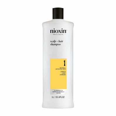 Reinigendes Shampoo für natürliches ausdünnendes Haar